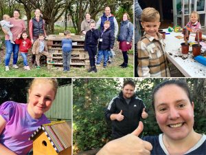 Collage of photos showing the work of Hope St Mellons